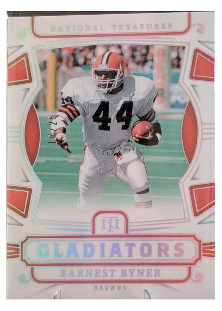 2024 Panini National Treasures Gladiators Earnest Byner #24 card