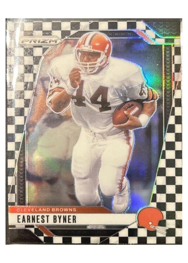 2024 Panini Prizm Base Set Earnest Byner Black White Checker #70 card