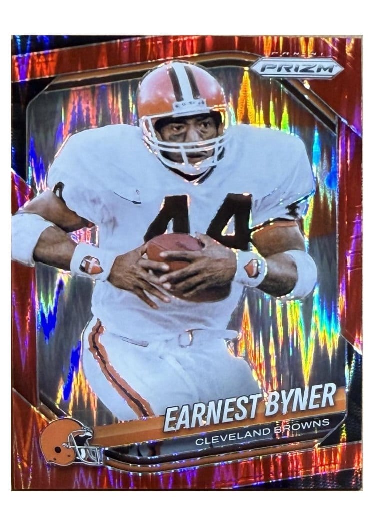 2025 Panini Prizm Base Set Earnest Byner Red Flash #14 card