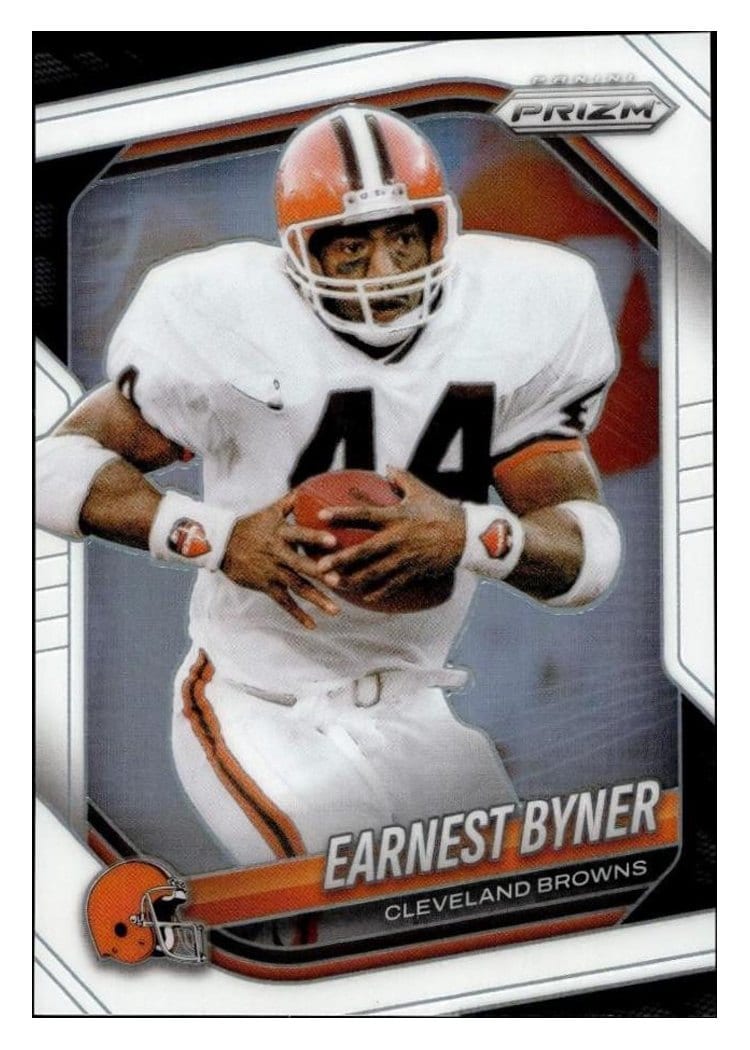 2025 Panini Prizm Base Set Earnest Byner White #14 card