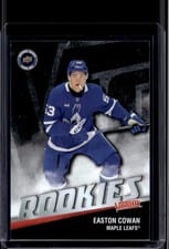 2026 Upper Deck National Hockey Card Day UD Victory Black Rookies Easton Cowan #V-12 card
