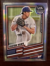 2026 Panini Stars and Stripes Prizm USA Easton Hawk #76 card