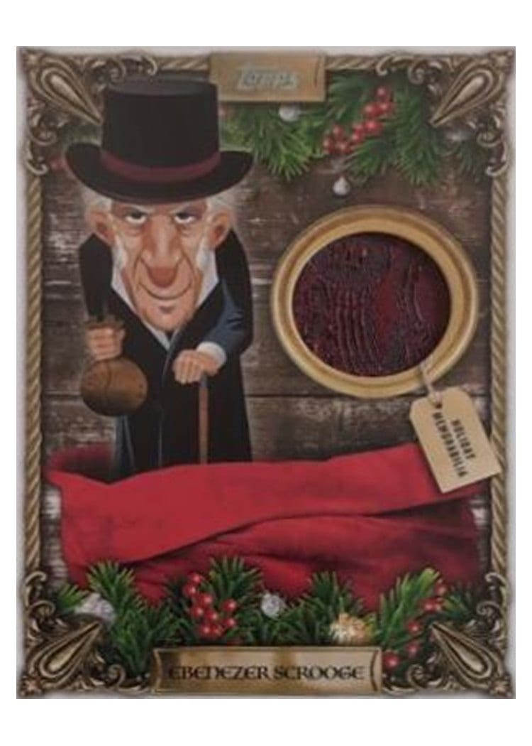 2024 Topps Holiday Holiday Faux Relics Ebenezer Scrooge #HFRC-SCR card