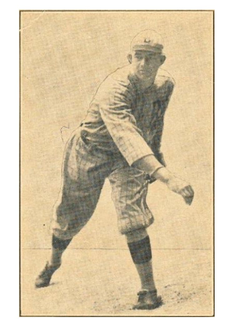 1917 Collins McCarthy Ed Appleton #6 card