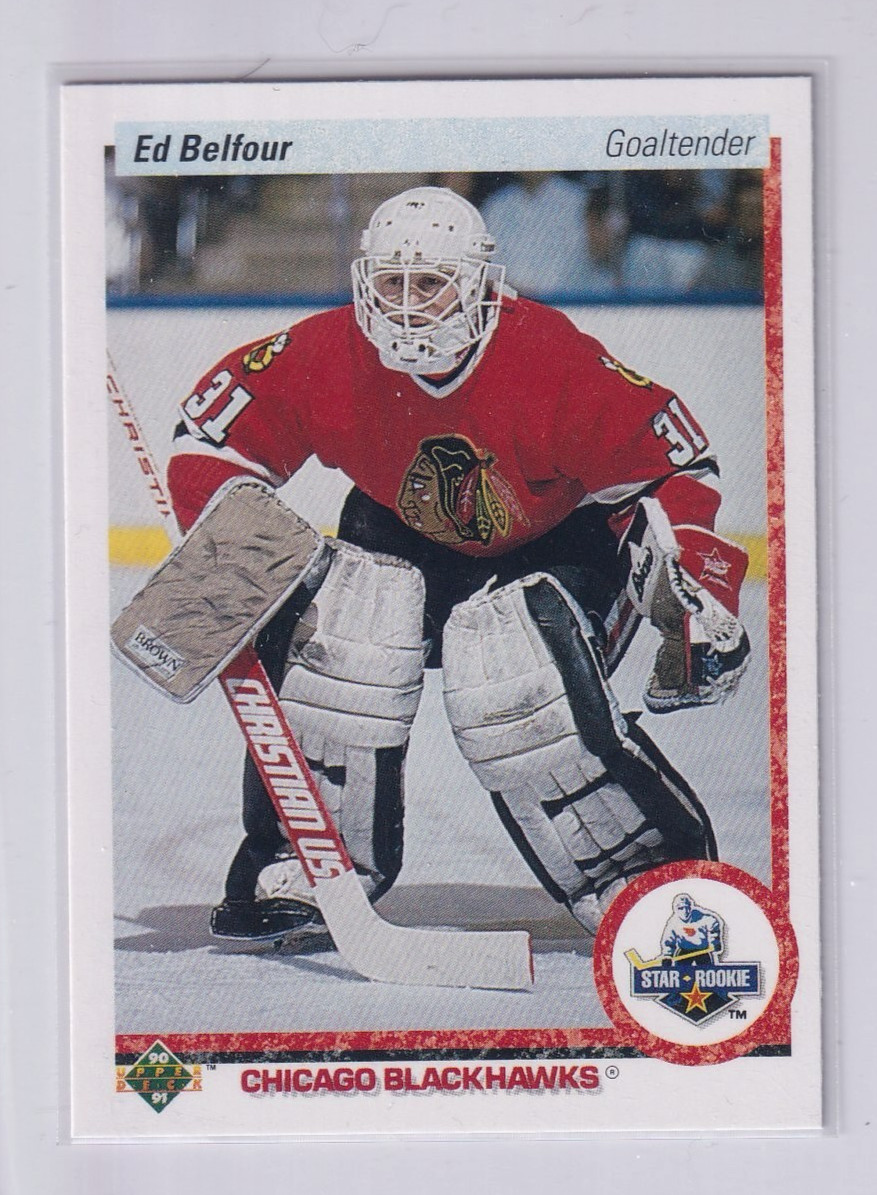 1990 Upper Deck Ed Belfour #55 card