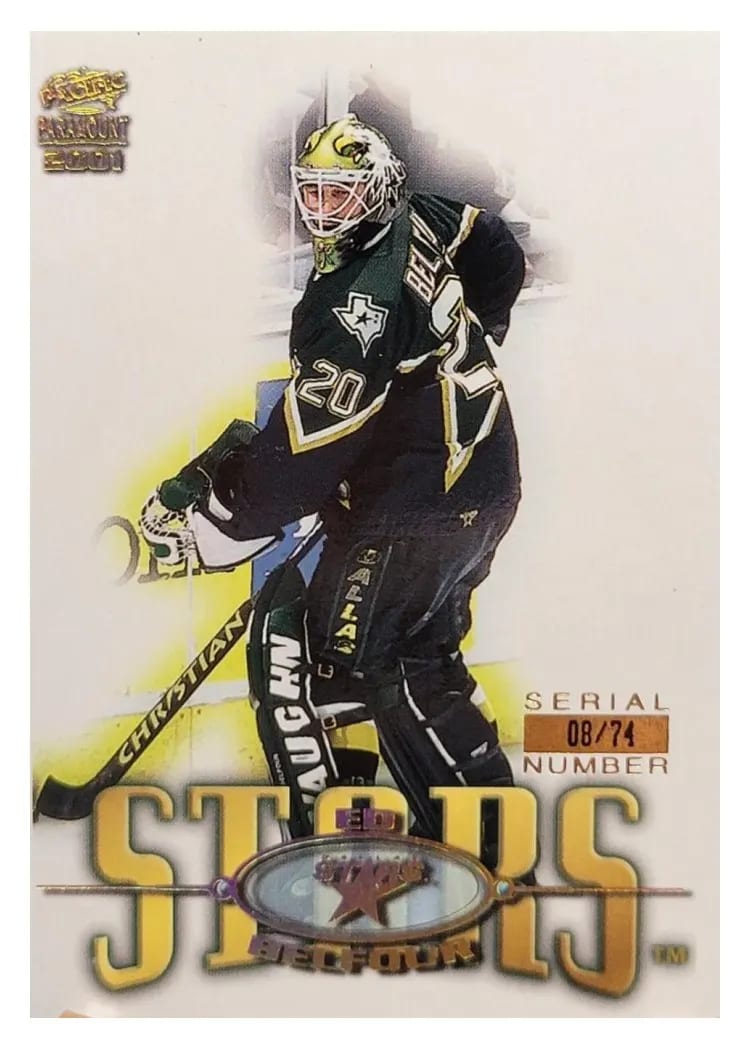 2000 Pacific Paramount Ed Belfour #73 card