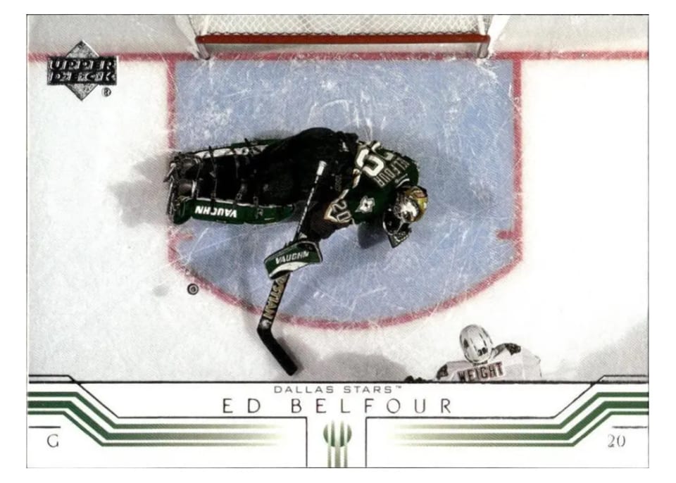 2001 Upper Deck Ed Belfour #56 card