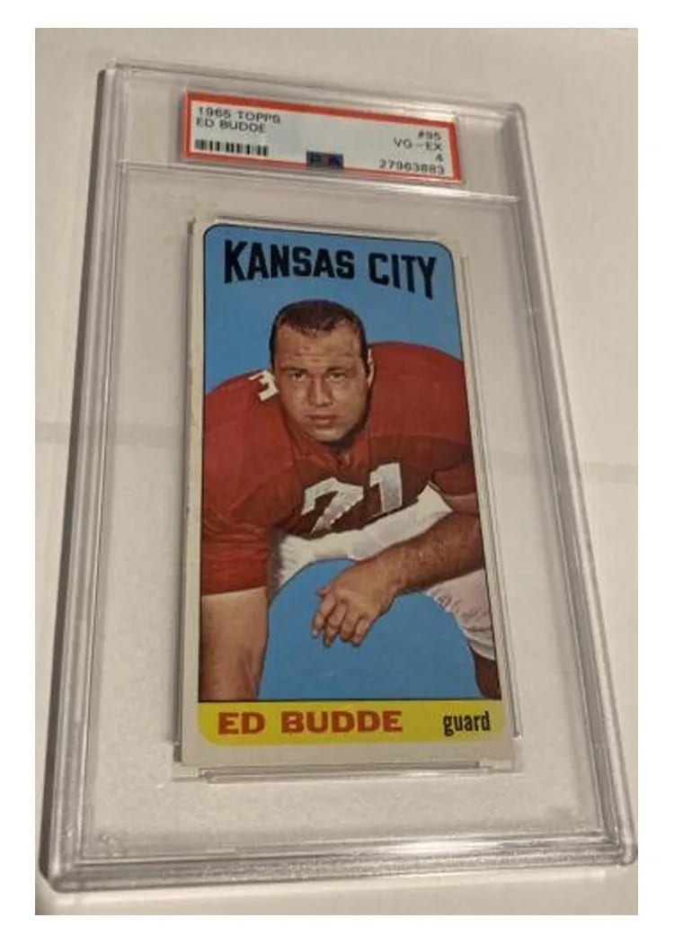 1965 Topps Ed Budde #95 card