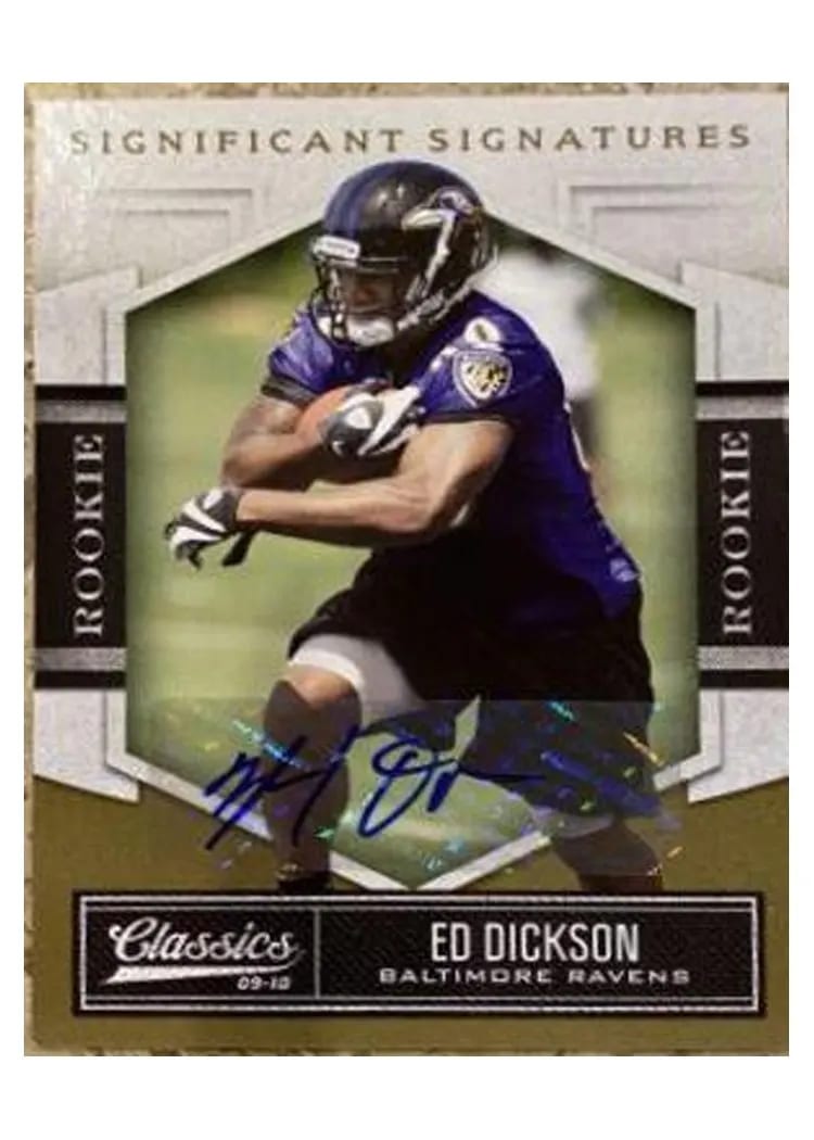 2010 Panini Classics Ed Dickson #137 card