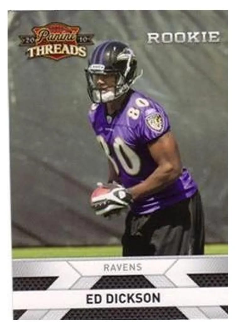 2010 Panini Threads Ed Dickson #229 card
