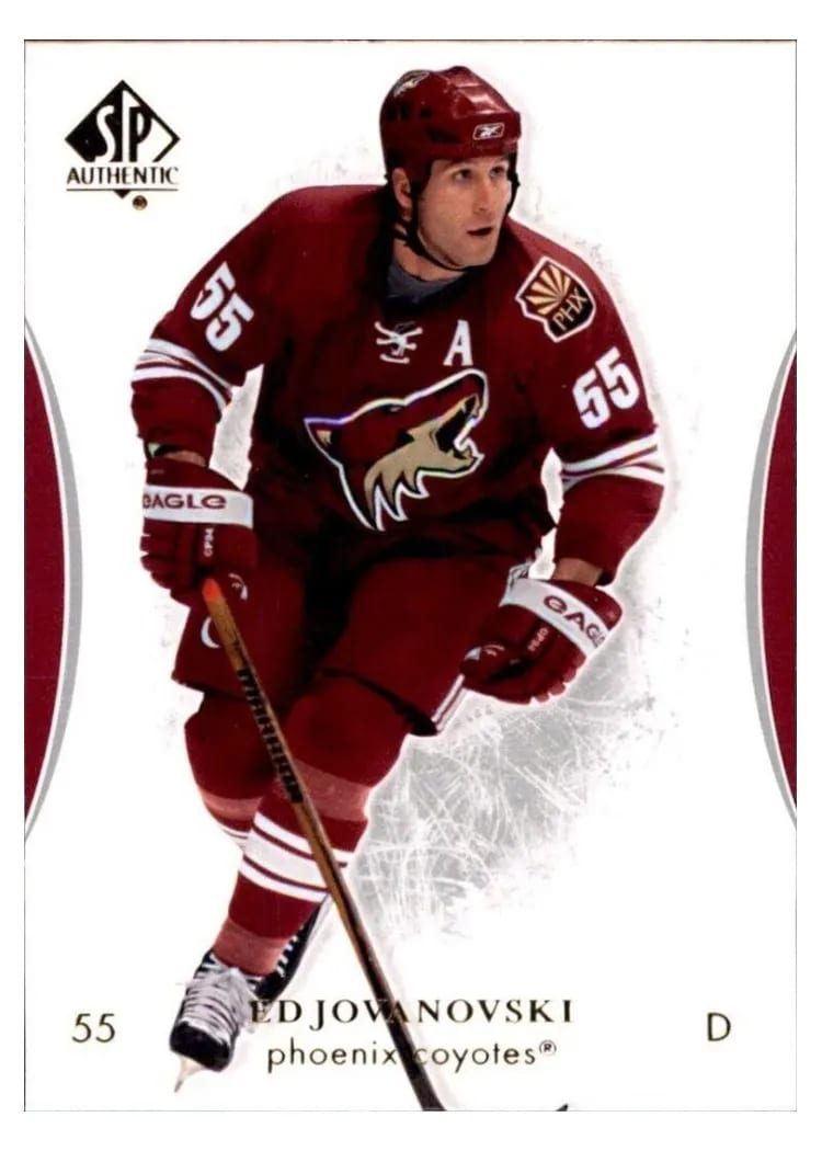 2007 SP Authentic Ed Jovanovski #53 card