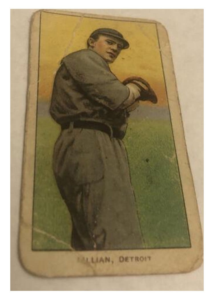 1909 T206 Piedmont 150 Ed Killian Pitching card