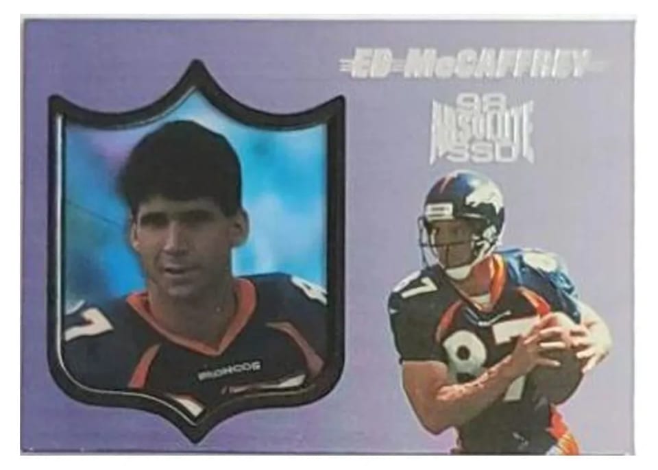 1998 Playoff Absolute Ed McCaffrey #7 card