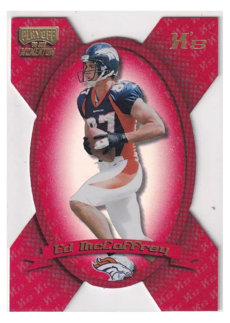 1999 Playoff Momentum Ed McCaffrey #28 card