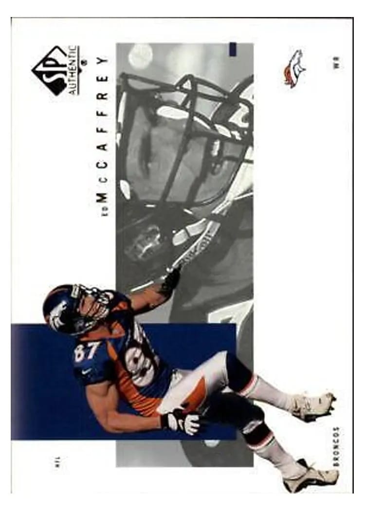 2001 SP Authentic Ed McCaffrey #31 card