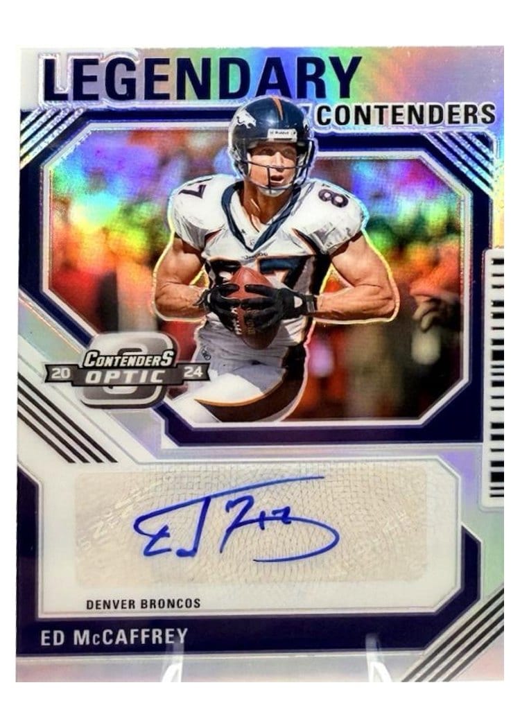 2024 Panini Contenders Optic Legendary Contenders Autographs Ed McCaffrey #5 card