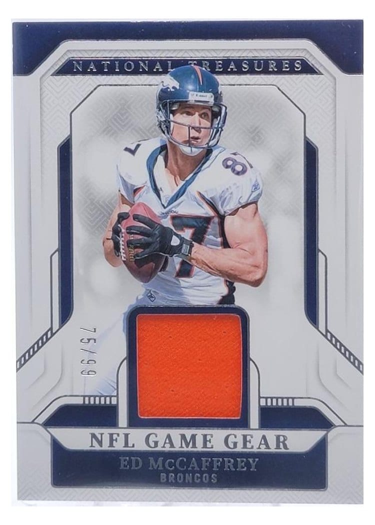 2024 Panini National Treasures NFL Game Gear Ed McCaffrey #5 card