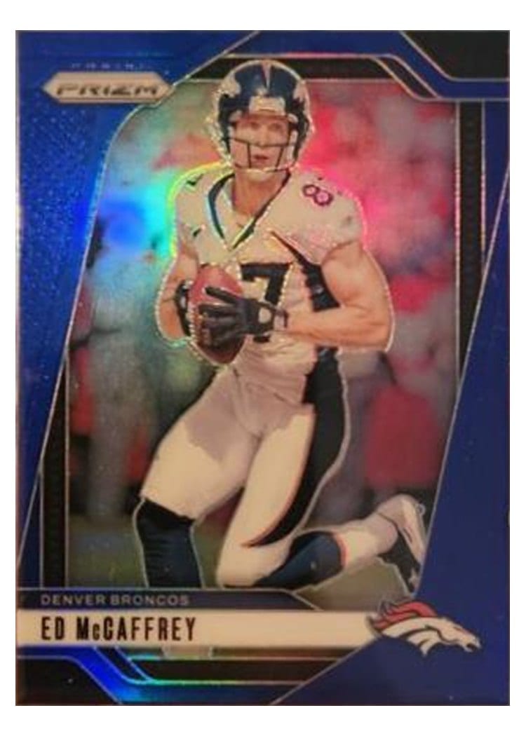 2024 Panini Prizm Base Set Ed McCaffrey #90 card