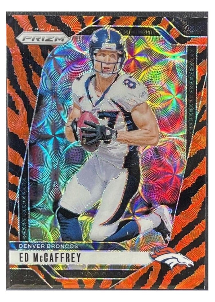 2024 Panini Prizm Base Set Ed McCaffrey #90 card