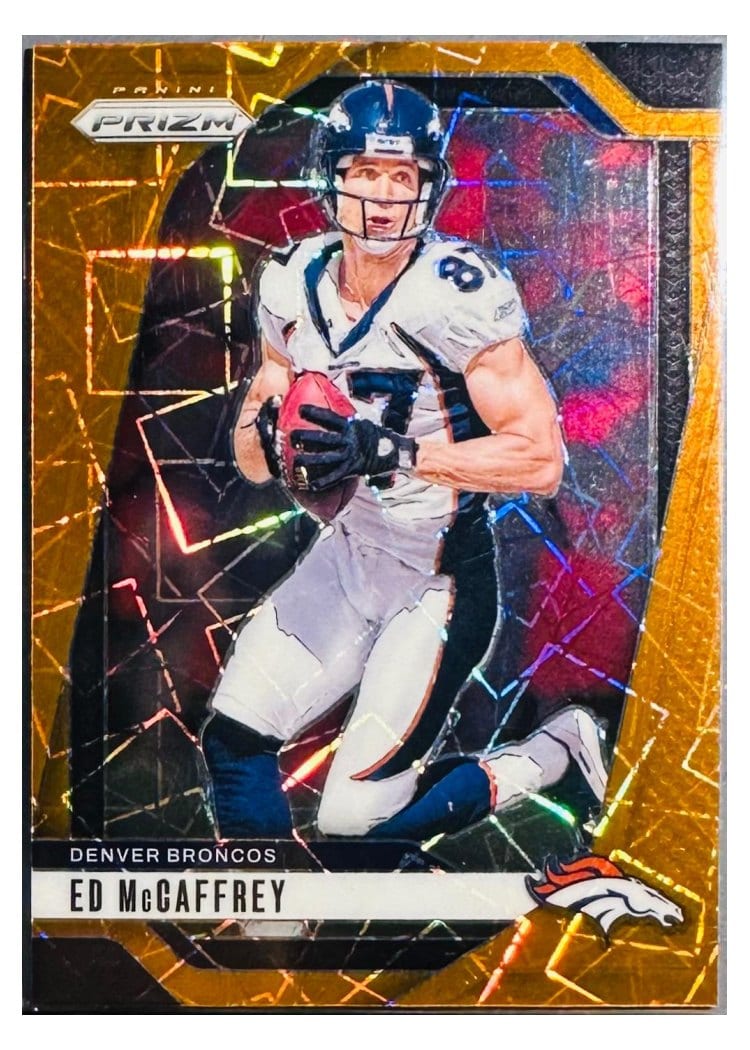 2024 Panini Prizm Base Set Ed McCaffrey #90 card