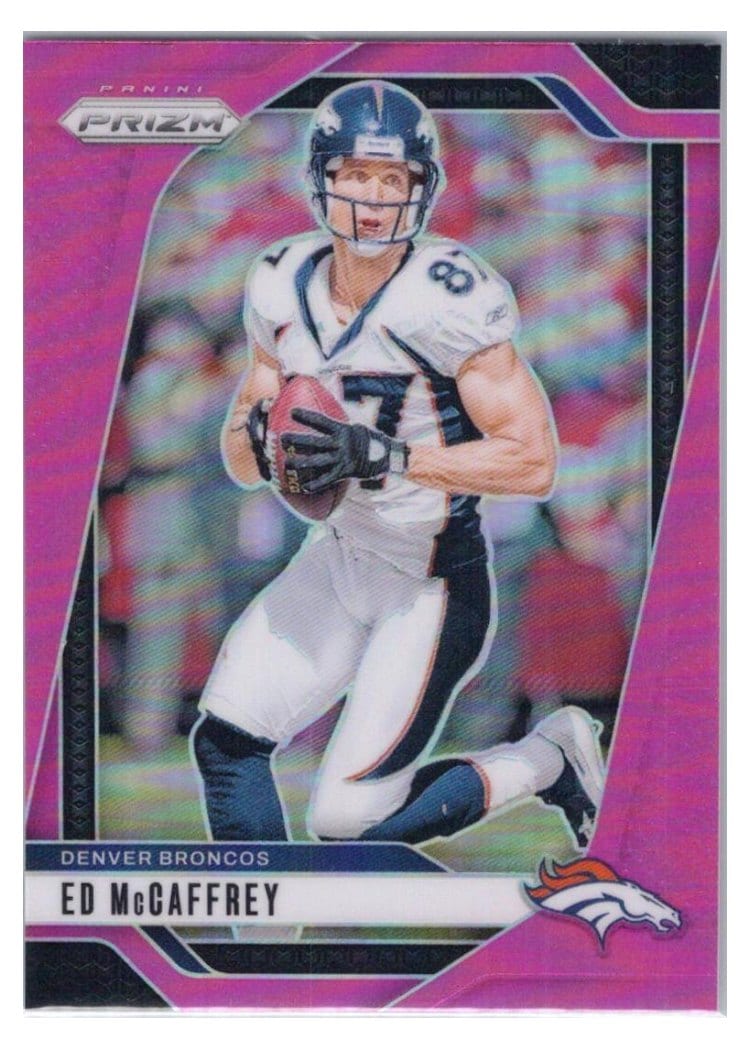 2024 Panini Prizm Base Set Ed McCaffrey #90 card