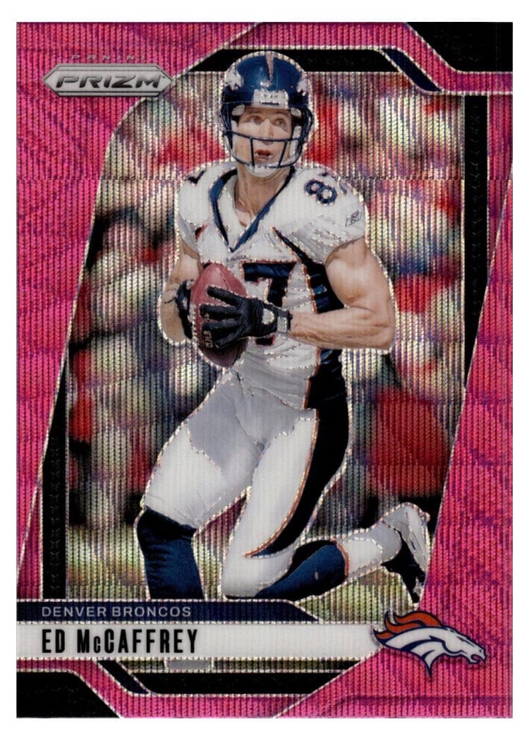 2024 Panini Prizm Base Set Ed McCaffrey #90 card