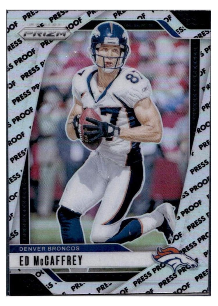 2024 Panini Prizm Base Set Ed McCaffrey #90 card