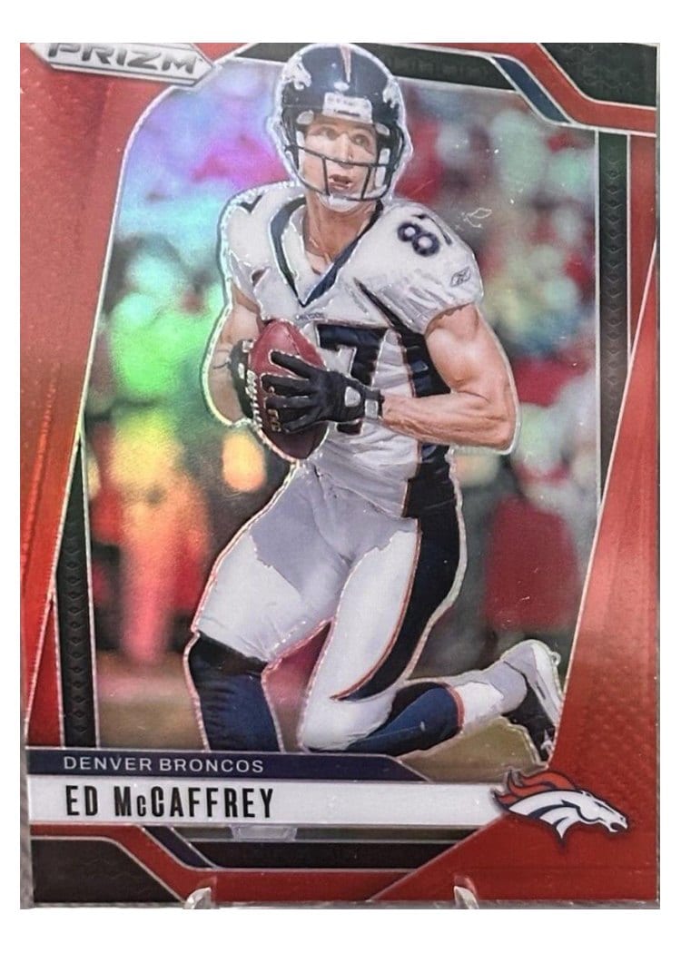 2024 Panini Prizm Base Set Ed McCaffrey #90 card