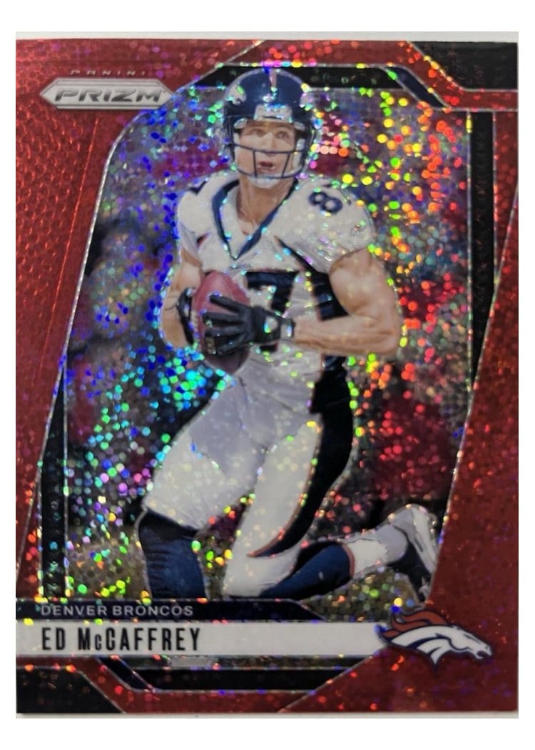 2024 Panini Prizm Base Set Ed McCaffrey #90 card