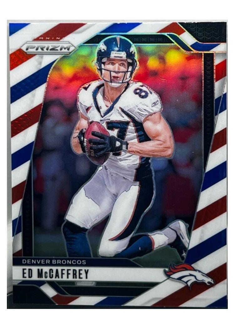 2024 Panini Prizm Base Set Ed McCaffrey #90 card