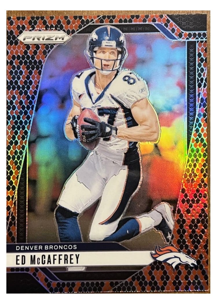 2024 Panini Prizm Base Set Ed McCaffrey #90 card