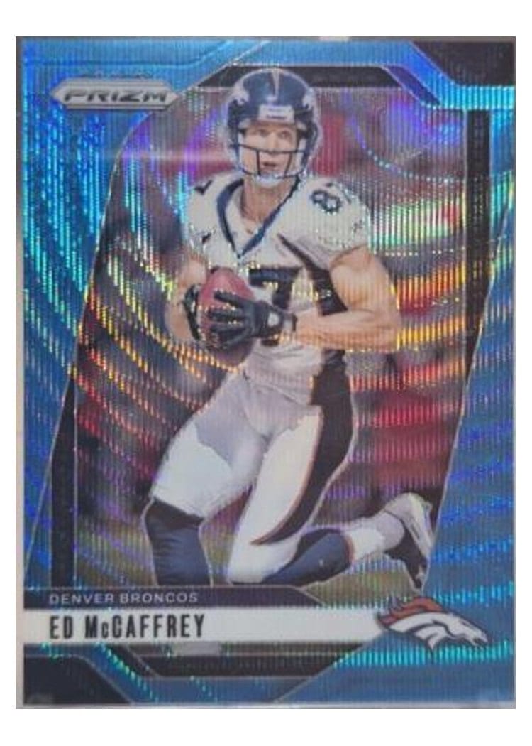 2024 Panini Prizm Base Set Ed McCaffrey #90 card