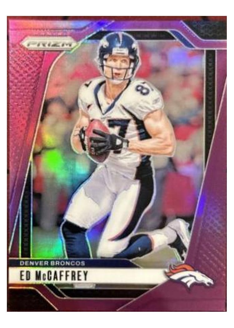 2024 Panini Prizm Base Set Ed McCaffrey #90 card