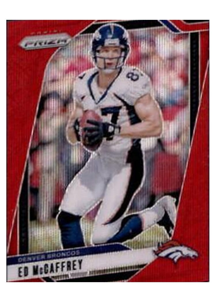 2024 Panini Prizm Base Set Ed McCaffrey #90 card