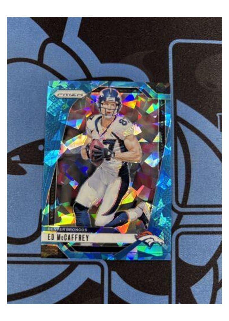 2024 Panini Prizm Base Set Ed McCaffrey #90 card