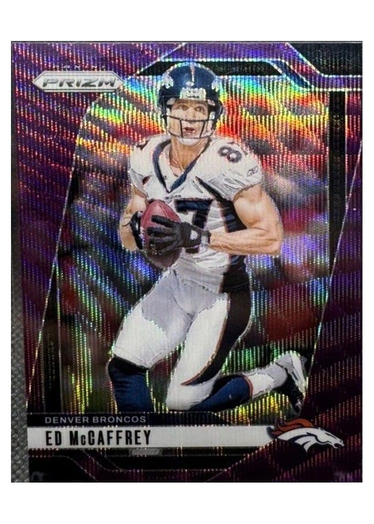 2024 Panini Prizm Base Set Ed McCaffrey #90 card