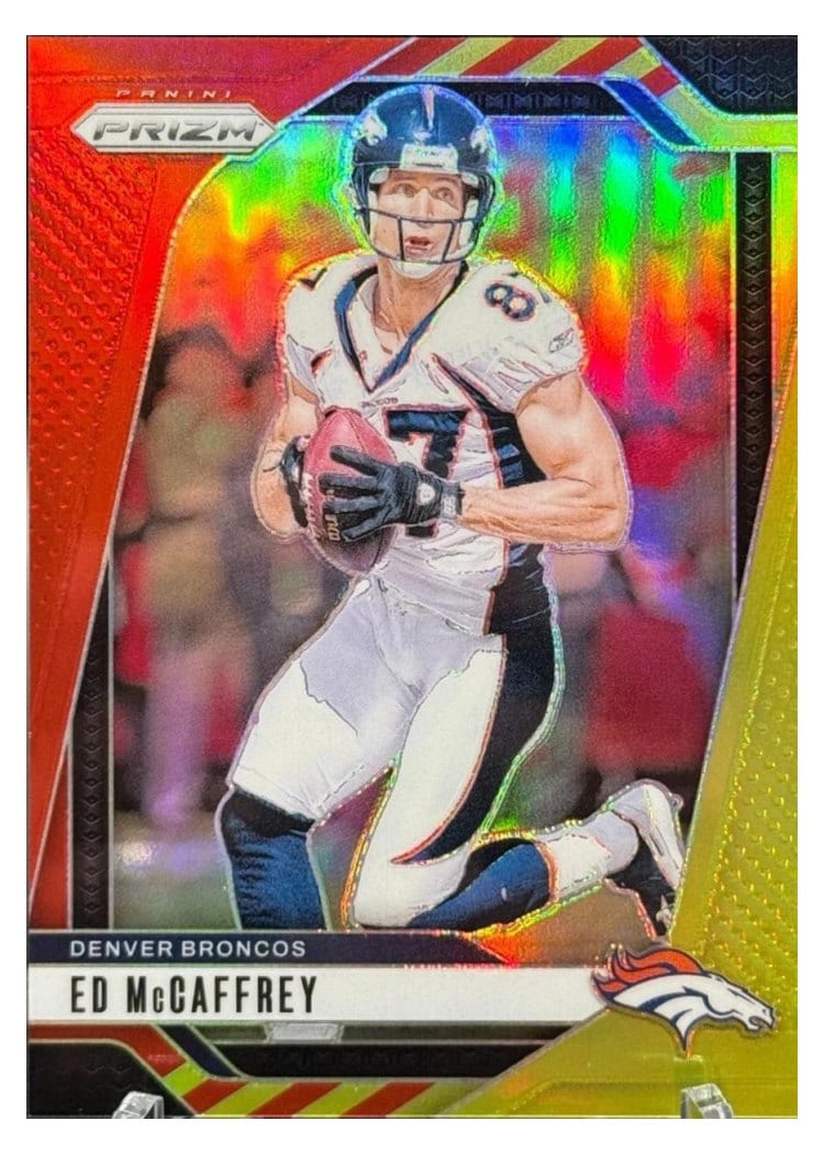 2024 Panini Prizm Base Set Ed McCaffrey #90 card