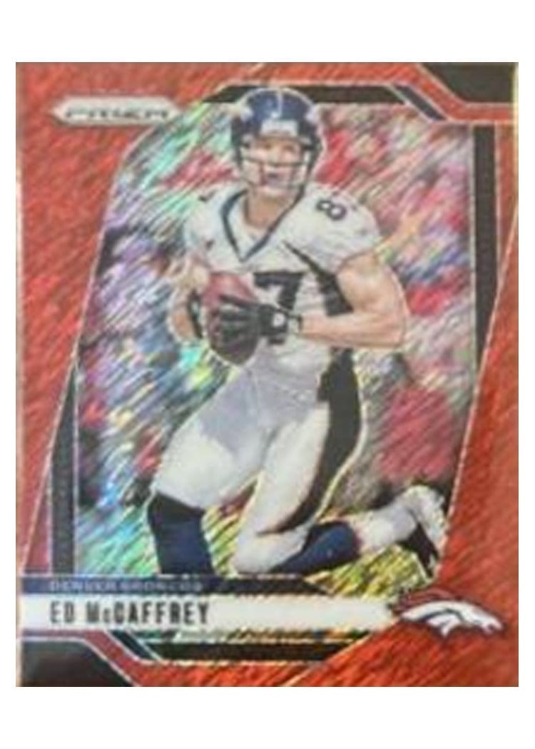 2024 Panini Prizm Base Set Ed McCaffrey #90 card