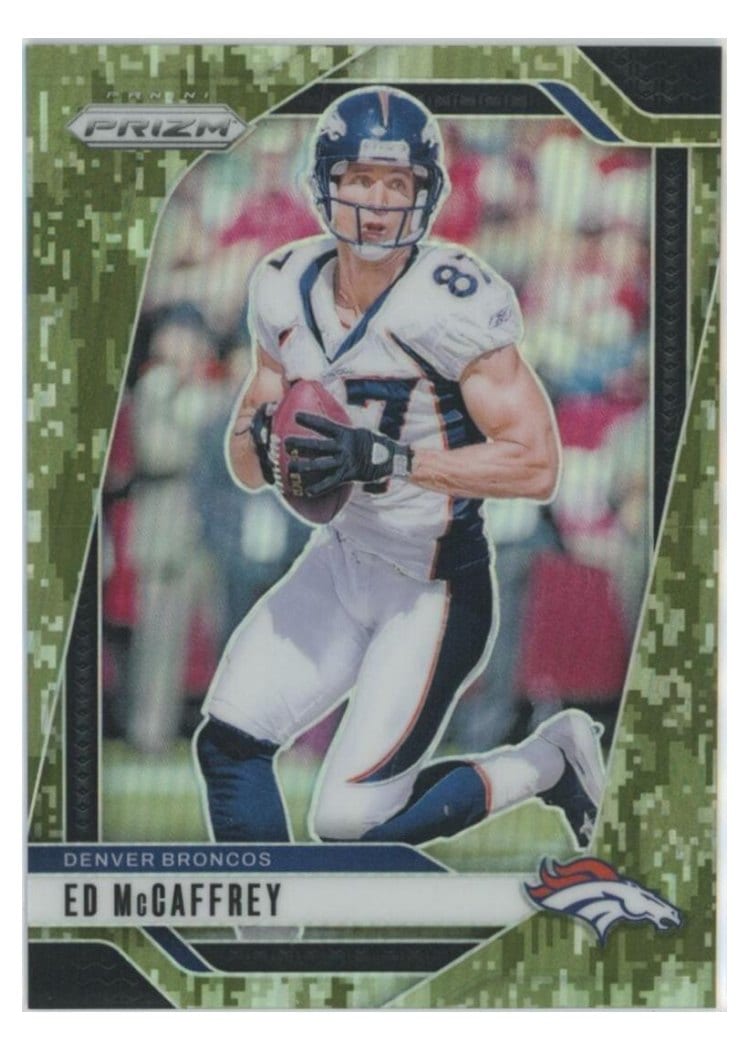 2024 Panini Prizm Base Set Ed McCaffrey #90 card