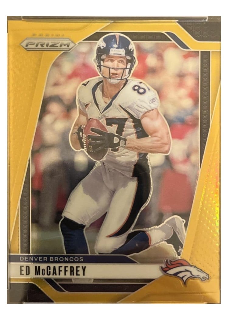 2024 Panini Prizm Base Set Ed McCaffrey #90 card