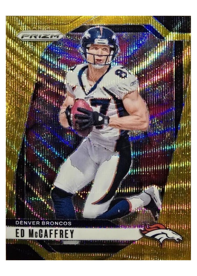 2024 Panini Prizm Base Set Ed McCaffrey #90 card