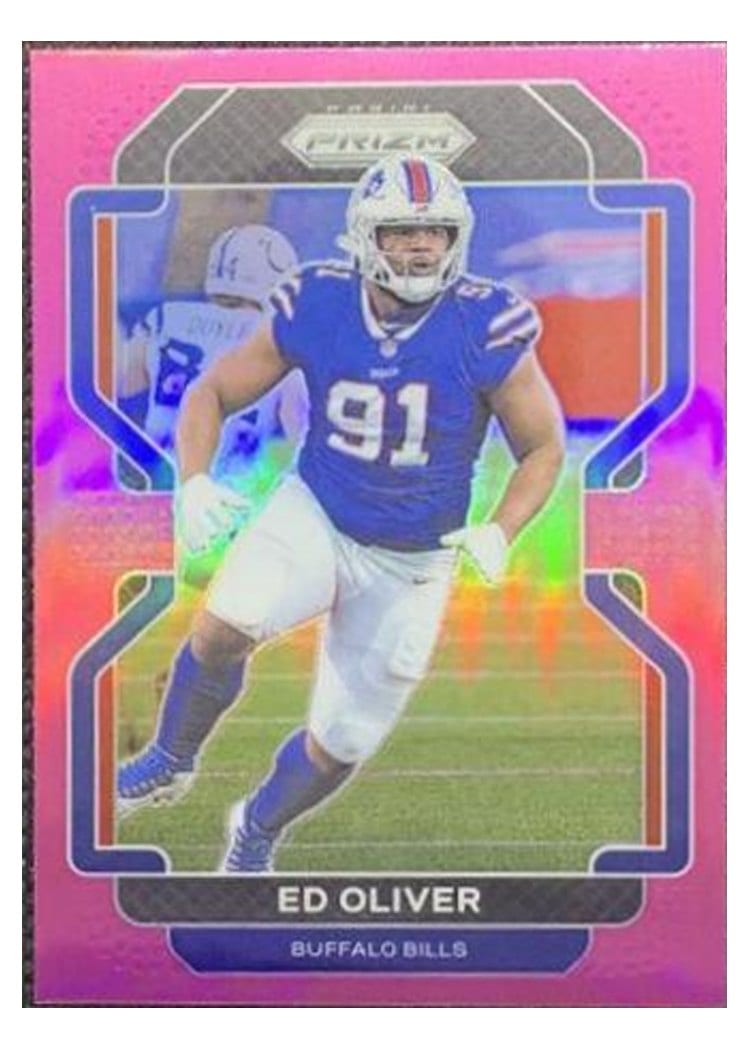 2021 Panini Prizm Base Set Ed Oliver Pink Prizm #119 card