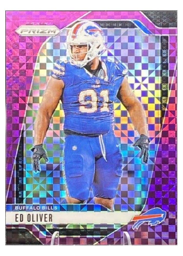 2024 Panini Prizm Base Set Ed Oliver Purple Power #32 card