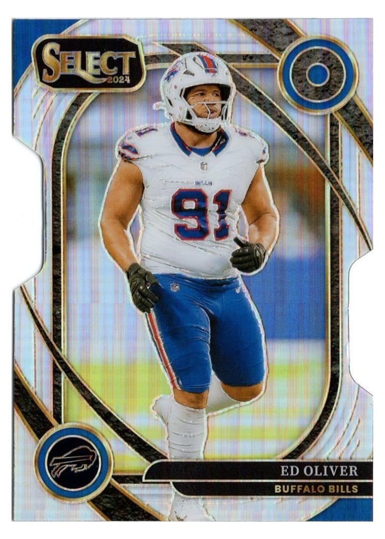2024 Panini Select Base Set Ed Oliver Silver Prizm Die-Cut #254 card