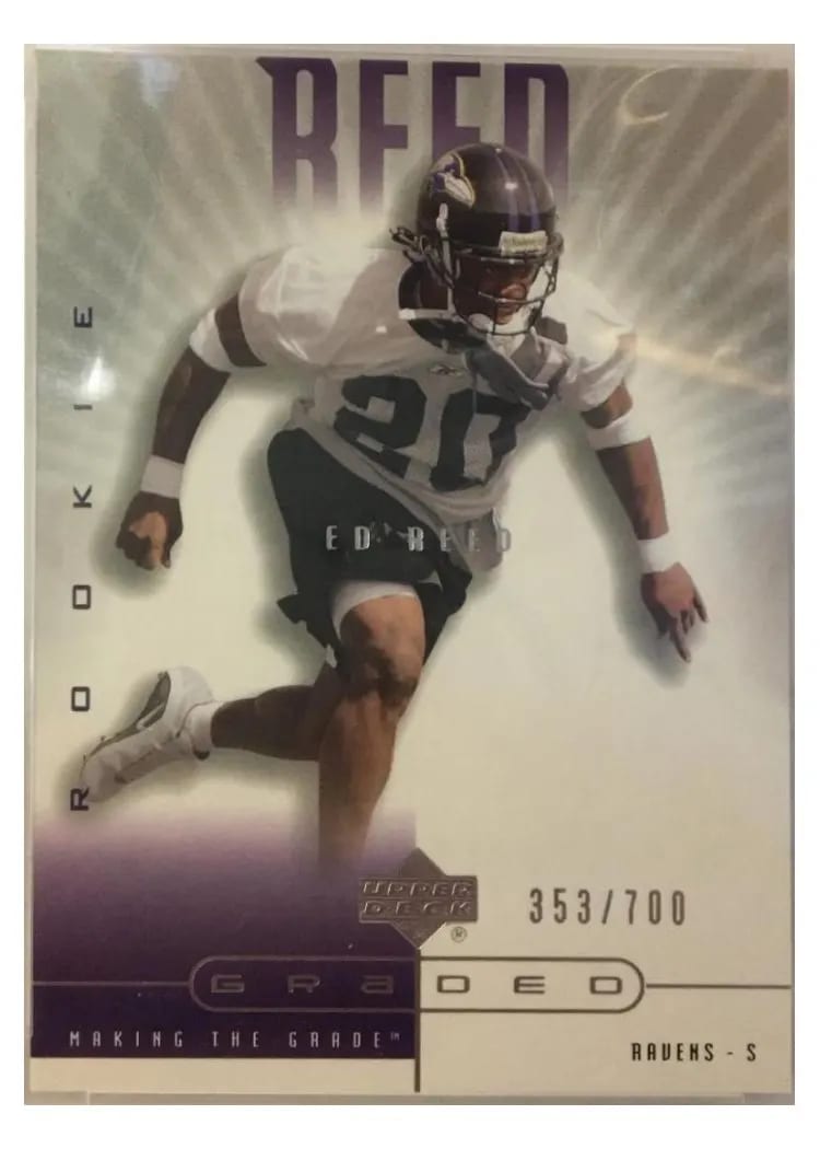 2002 Upper Deck Graded Ed Reed #113 card