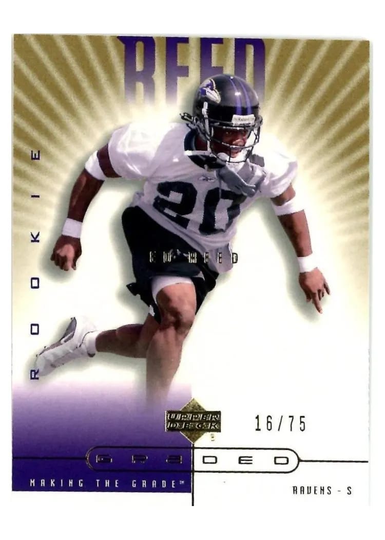 2002 Upper Deck Graded Ed Reed #113 card