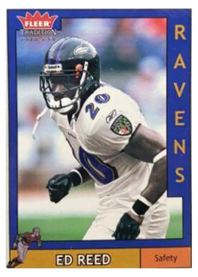 2003 Fleer Tradition Ed Reed #5 card