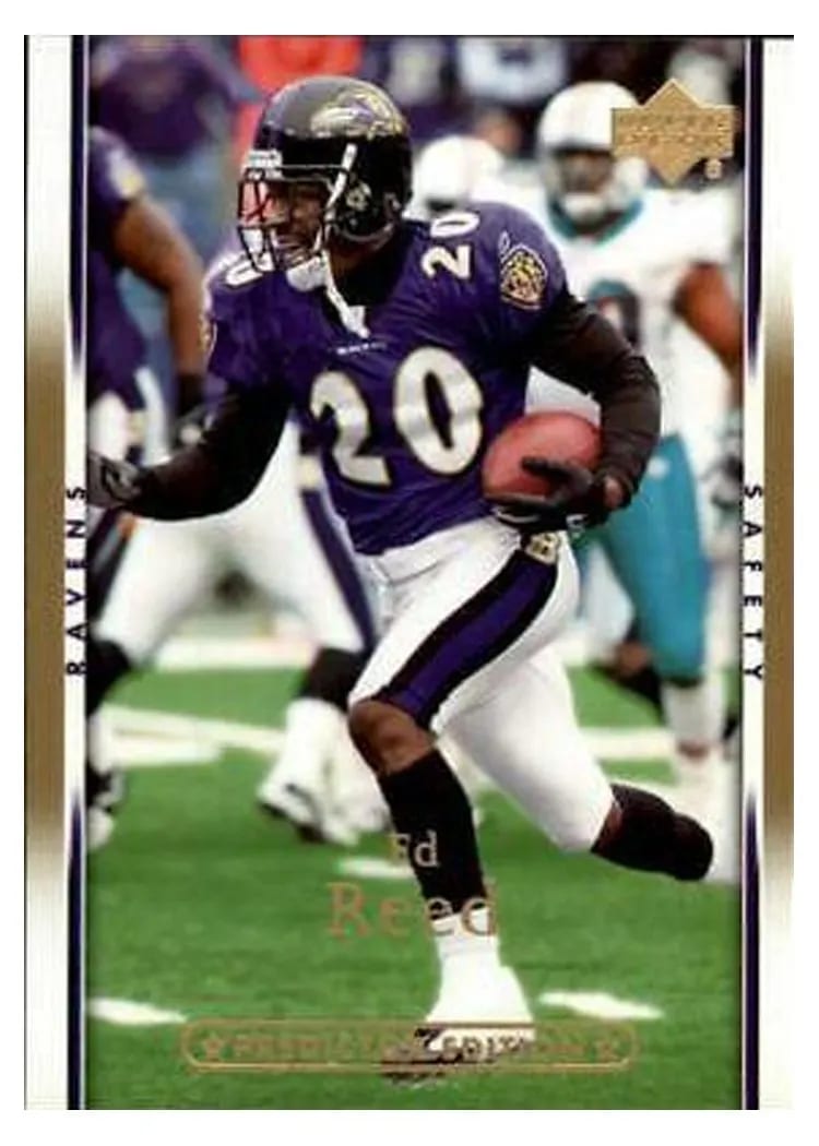 2007 Upper Deck Ed Reed #12 card
