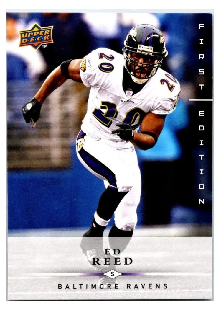 2008 Upper Deck First Edition Ed Reed #10 card