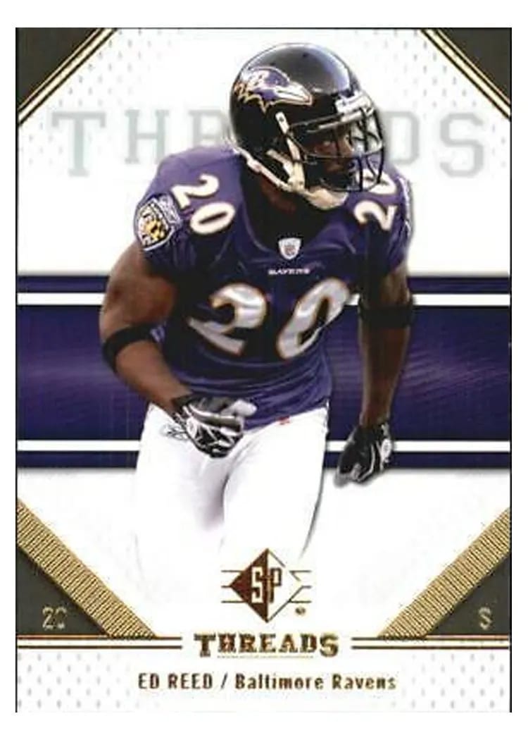 2009 SP Threads Ed Reed #35 card
